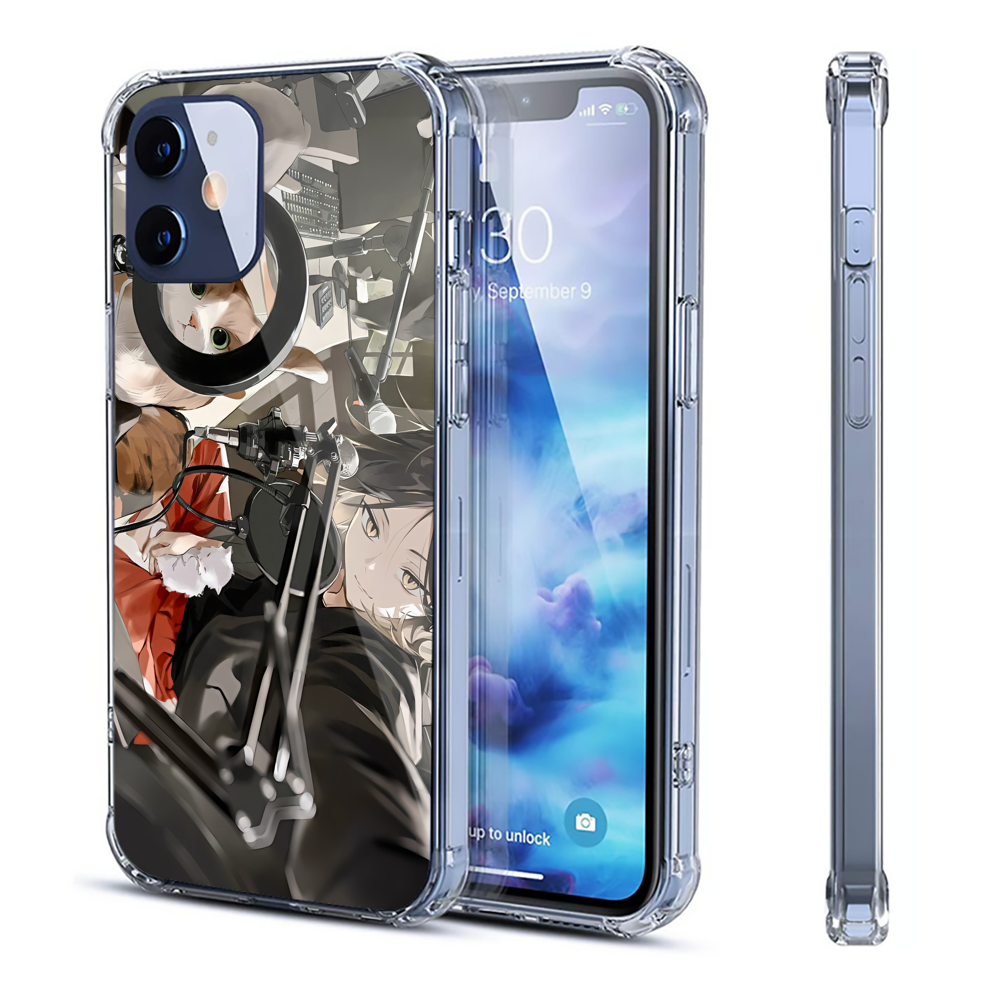 （画像用） ハイキュー!! Haikyu!! 【iPhone 12シリーズ対応】透明スマホケース（クリアソフトケース）